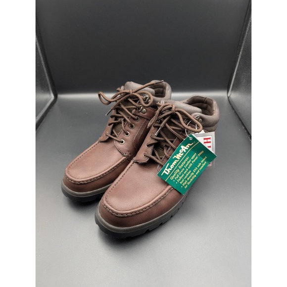 Thom McAn Other - Thom McAn Boots Mens 12 Chukka Ankle Brown Leather Moc Toe Casual 84630